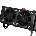 MEELANO 500W Elektrisk Bilvarmer Bærbar 12 Volt Til Opvarmning Af Kabinen