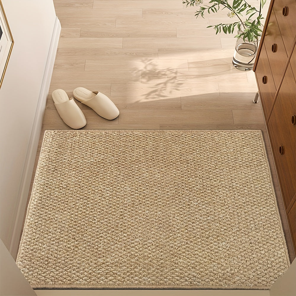 MEELANO Jute Look Dørmåtte Blød Og Absorberende Indendørs Udendørs 19.68x31.49"