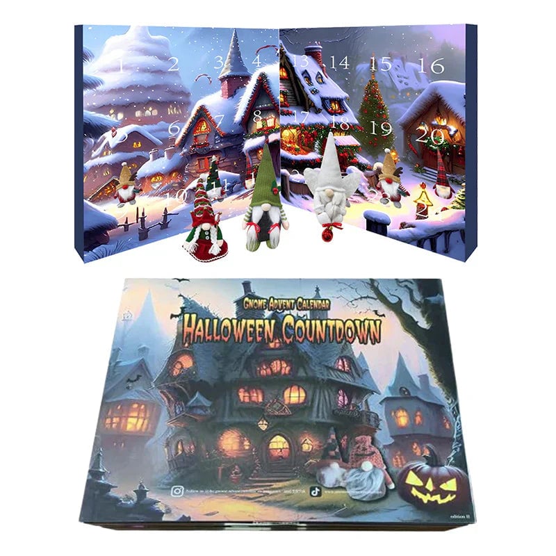 MEELANO 2024 Julelver adventskalender - Gaver Jul (klassisk)+Halloween
