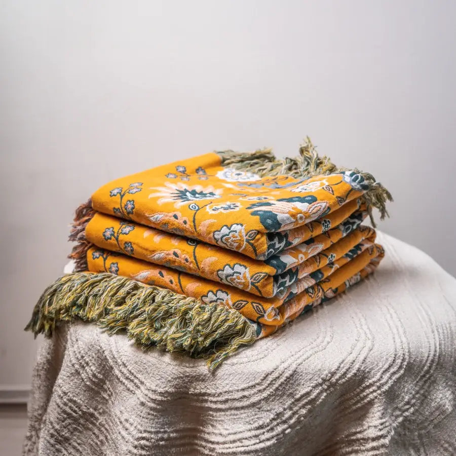 MEELANO Vintage Blomster Sofa Dække