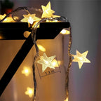MEELANO Vandtætte Julelys – Batteridrevne LED Julelys til Inde & Ude, Juletræ, Terrasse & Have – AquaGlow