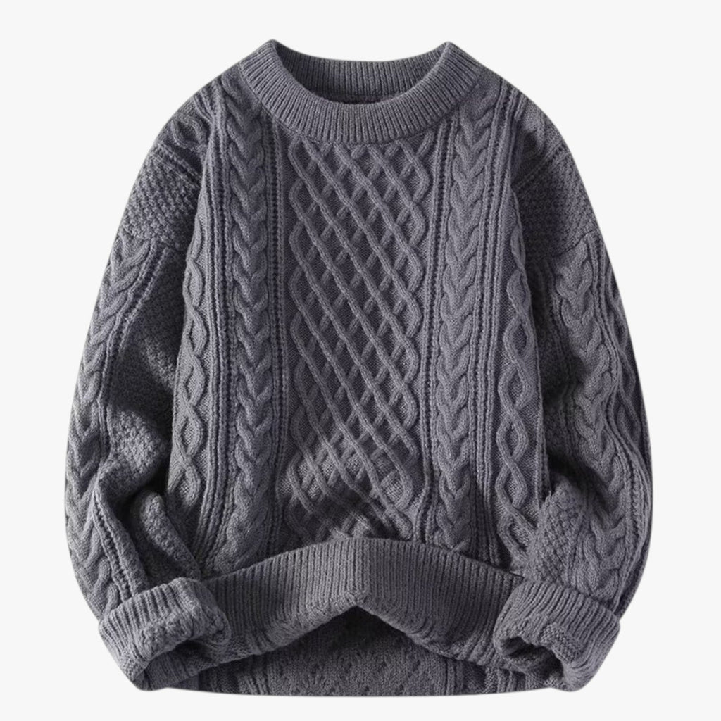 Victoria | Bluse i blødt uld til kvinder: varme og stil uden besvær - Grå - Victoria | Bluse i blødt uld til kvinder: varme og stil uden besvær - €25