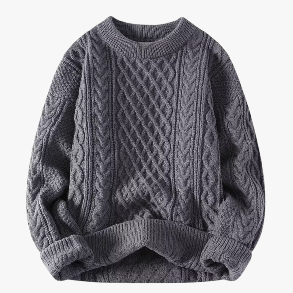 Victoria | Bluse i blødt uld til kvinder: varme og stil uden besvær - Grå - Victoria | Bluse i blødt uld til kvinder: varme og stil uden besvær - €25