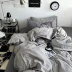 MEELANO Dynebetræk Sæt I Skandinavisk Stil Med Luksuskomfort I Polyester F