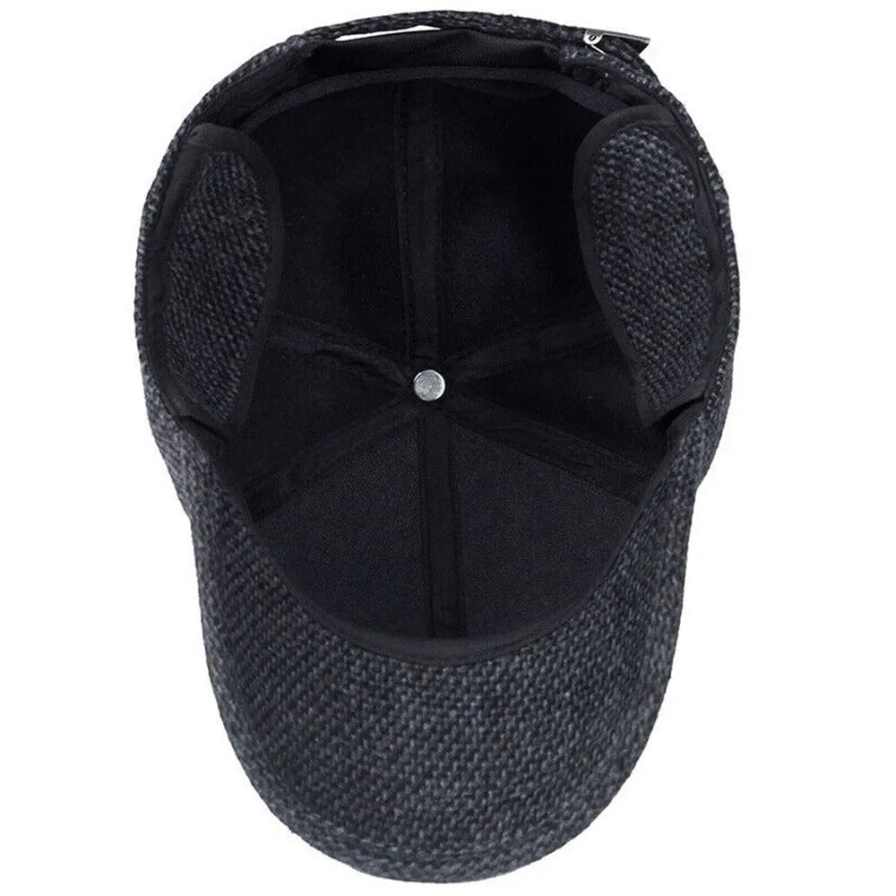 MEELANO Hommes | Unisex Varm Vinterhue med Øreklapper - Justerbar Flyverhue med Fleece-for