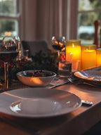 Sæt med 24 LED-flammeløse Stearinlys – LED Fyrfadslys med Batteri, Varm Hvid, Pynt til Bryllup, Jul & Halloween – GlowFlicker