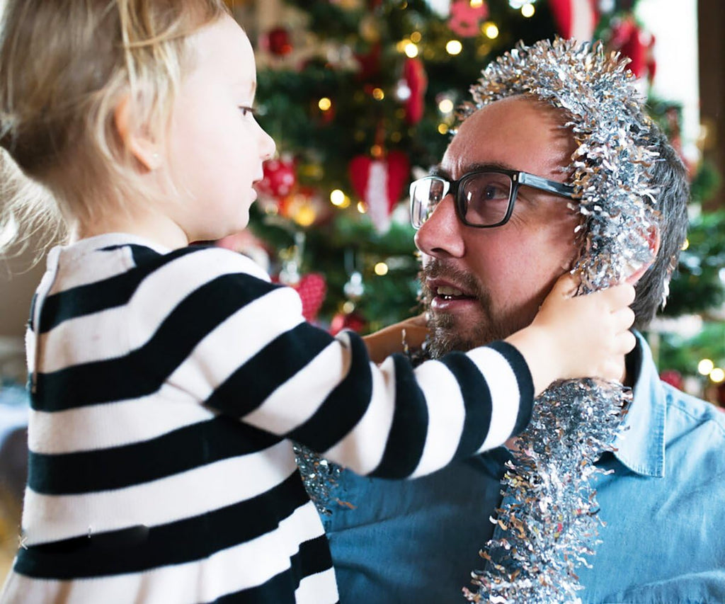 Sølv Glitter Julegirlande – 10 m Glitterguirlande til Juletræ, Kaminhylde & Fest – SparkleTwist