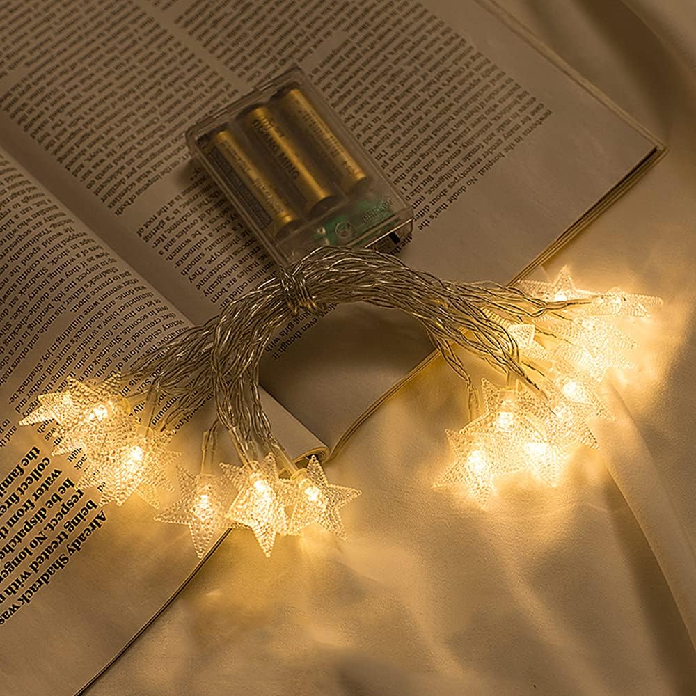 MEELANO Vandtætte Julelys – Batteridrevne LED Julelys til Inde & Ude, Juletræ, Terrasse & Have – AquaGlow