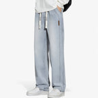 MEELANO Amore | Herre Wide Leg Jeans - Trendy Jeans med Brede Ben & Loose Fit