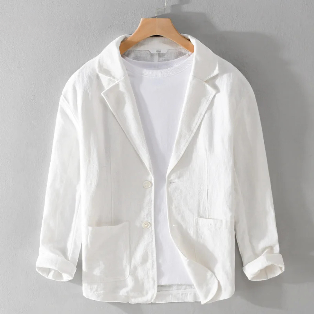 MEELANO Figueral | Herre Stilfuld & Casual Jakke - Klassisk Overgangsjakke & Sommerjakke White