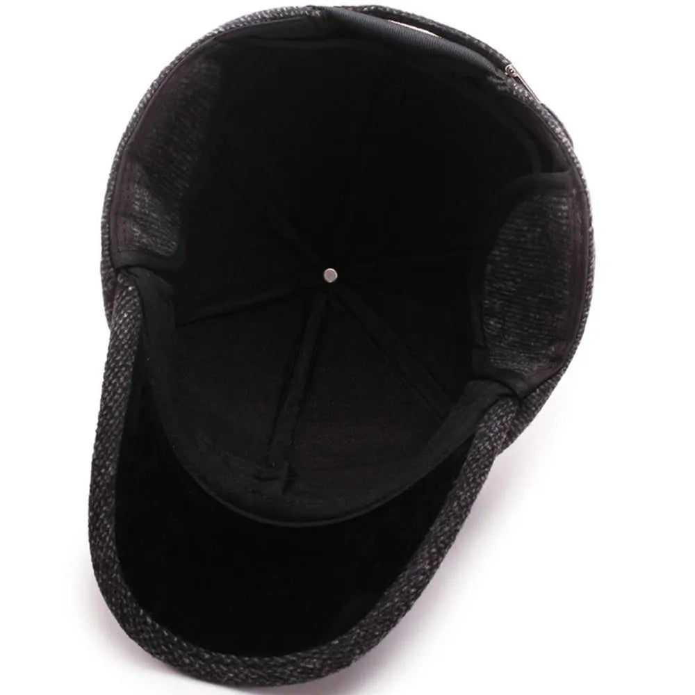 MEELANO Hommes | Unisex Varm Vinterhue med Øreklapper - Justerbar Flyverhue med Fleece-for
