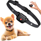 MEELANO Anti-Gø-halsbånd til Små Hunde med Vibration og Lyd – Justerbar 15-50 cm, 4 Niveauer, Vandtæt, Genopladeligt – uden Strøm Standard