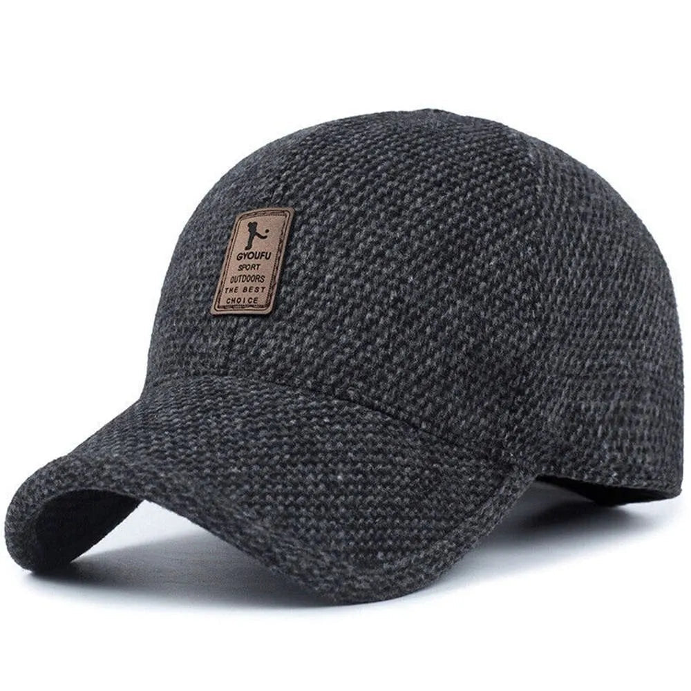 MEELANO Hommes | Unisex Varm Vinterhue med Øreklapper - Justerbar Flyverhue med Fleece-for