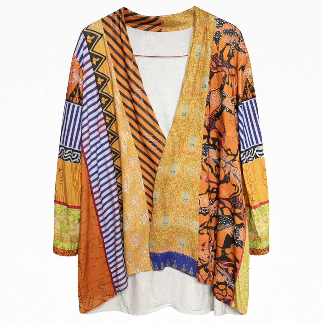 MEELANO Parsha | Dame Langærmet Strikcardigan med Knapper - Elegant & Blød Strikjakke Gul