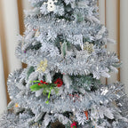 Sølv Glitter Julegirlande – 10 m Glitterguirlande til Juletræ, Kaminhylde & Fest – SparkleTwist