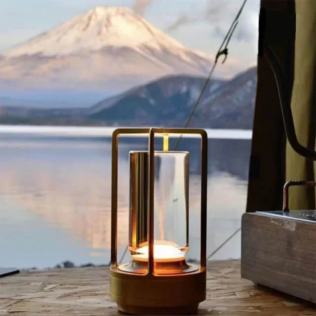 MEELANO CrystalLight – Eksklusiv lampe i krystalglas med LED og touch-funktion