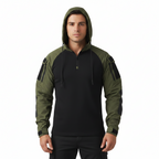 MEELANO Nisyros | Herre Taktisk Jakke med Hætte - Vind- & Vandtæt Softshell Outdoor- & Militærjakke