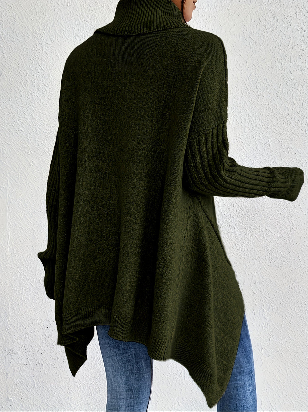 Dôre | Dame Løstsiddende Sweater - Oversized Varm Striktrøje