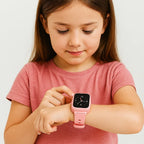 MEELANO Børns GPS Tracker Smartwatch Med Realtids Placering