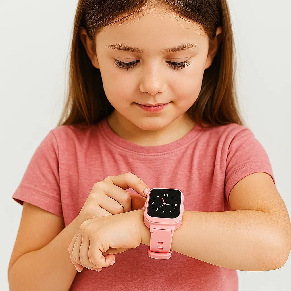 MEELANO Børns GPS Tracker Smartwatch Med Realtids Placering