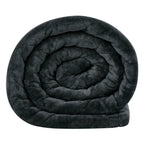 MEELANO Beroligende Vægttæppe Til Soveværelset Blød Kram Til Afslapning Sort