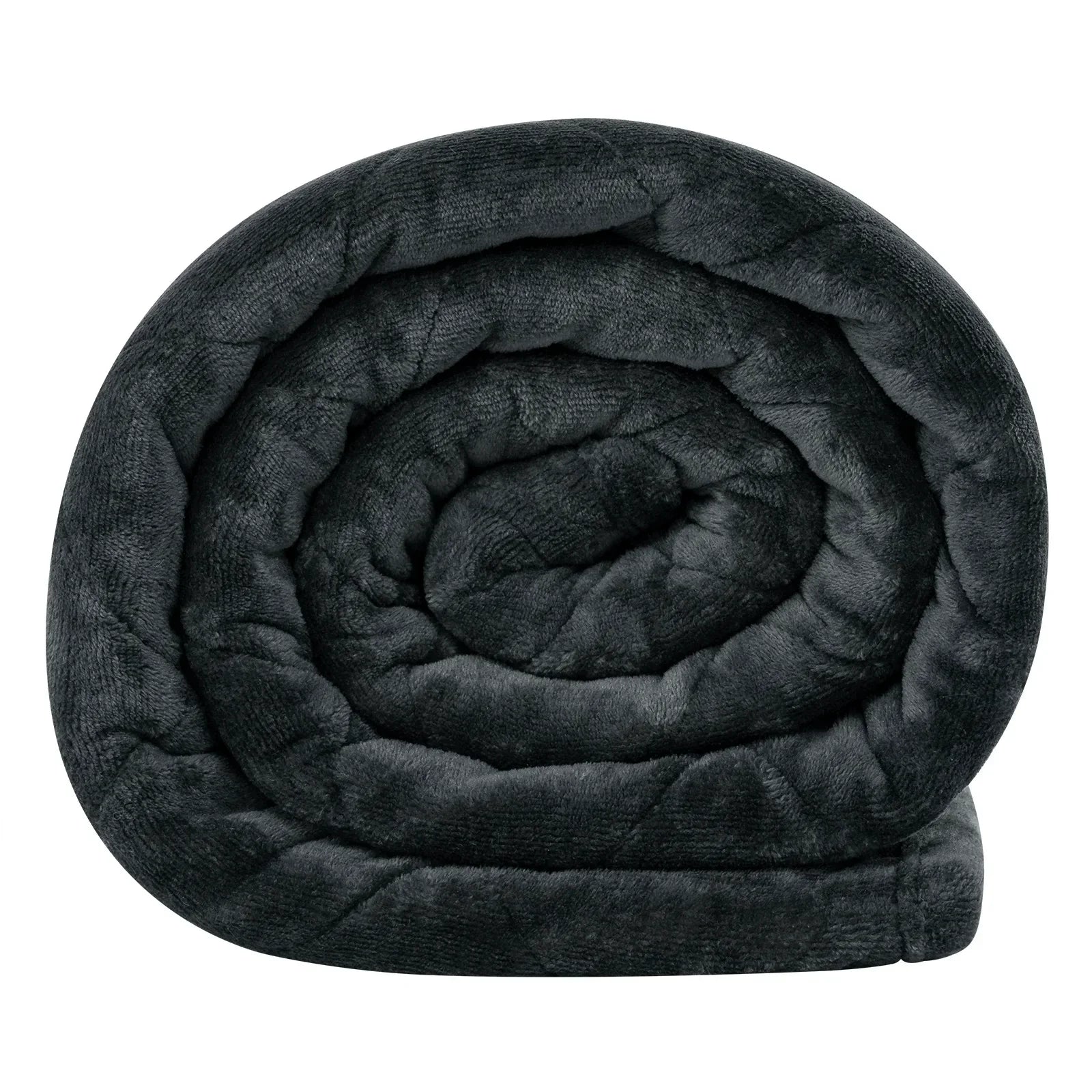 MEELANO Beroligende Vægttæppe Til Soveværelset Blød Kram Til Afslapning Sort