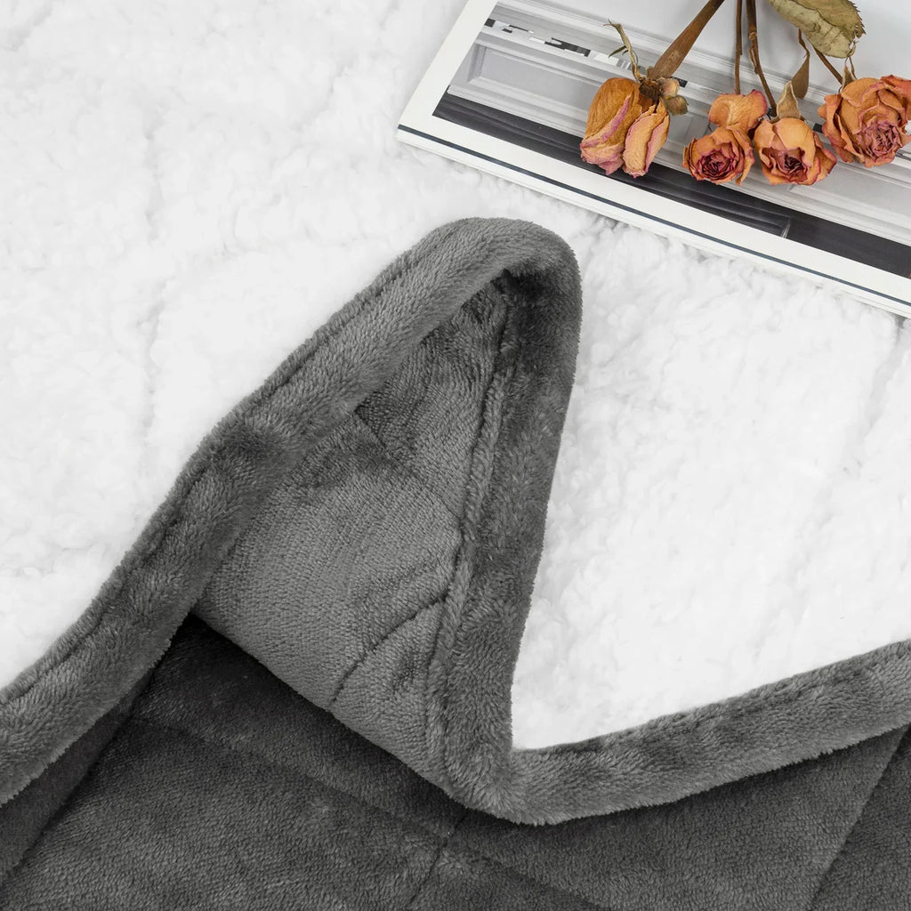 MEELANO Beroligende Vægttæppe Til Soveværelset Blød Kram Til Afslapning