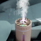 USB-luftfugter med Hvisketyst Drift under 36 dB – Søjleformet Aroma Diffuser til Hjem, Kontor & Bil – Hvid, Sort & Lyserød