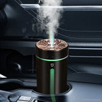 USB-luftfugter med Hvisketyst Drift under 36 dB – Søjleformet Aroma Diffuser til Hjem, Kontor & Bil – Hvid, Sort & Lyserød