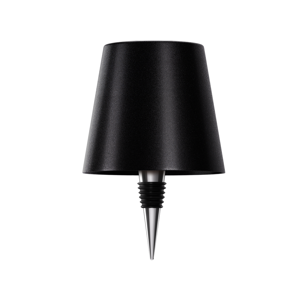 MEELANO ARIA trådløs flaskeformet bordlampe – bærbar og stilfuld stemningsbelysning