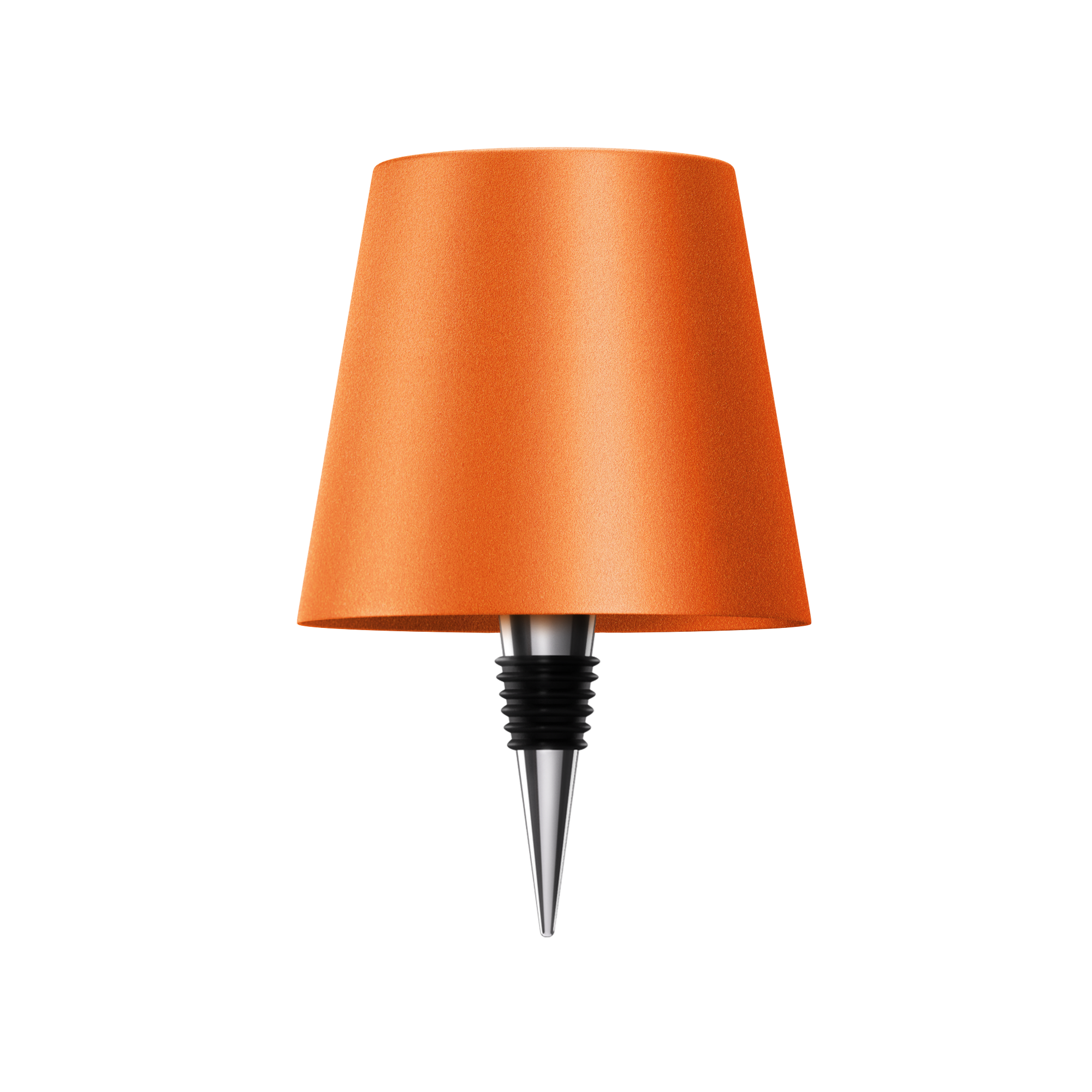 MEELANO ARIA trådløs flaskeformet bordlampe – bærbar og stilfuld stemningsbelysning Orange