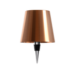 MEELANO ARIA trådløs flaskeformet bordlampe – bærbar og stilfuld stemningsbelysning Roséguld