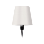 MEELANO ARIA trådløs flaskeformet bordlampe – bærbar og stilfuld stemningsbelysning Hvid