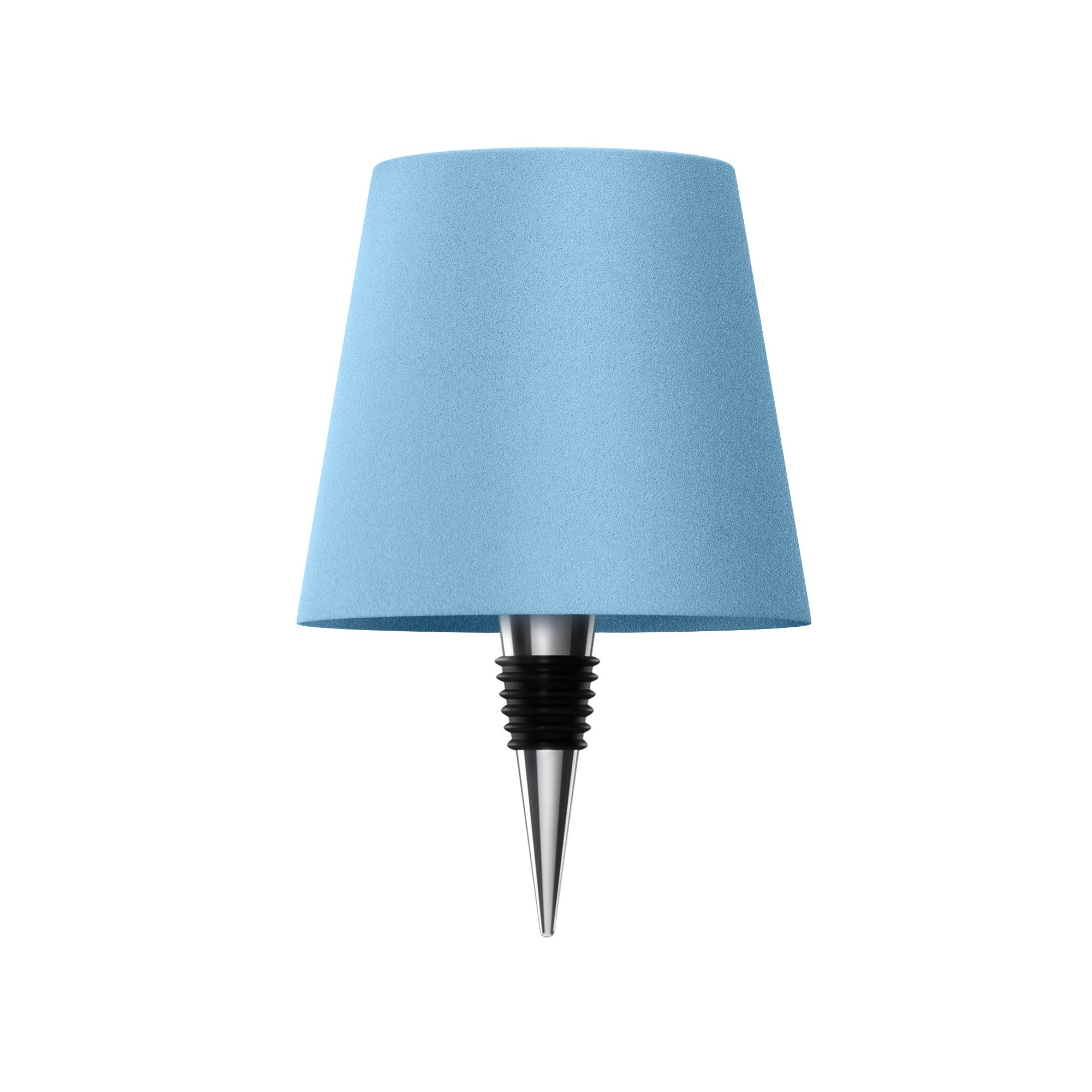 MEELANO ARIA trådløs flaskeformet bordlampe – bærbar og stilfuld stemningsbelysning Blå