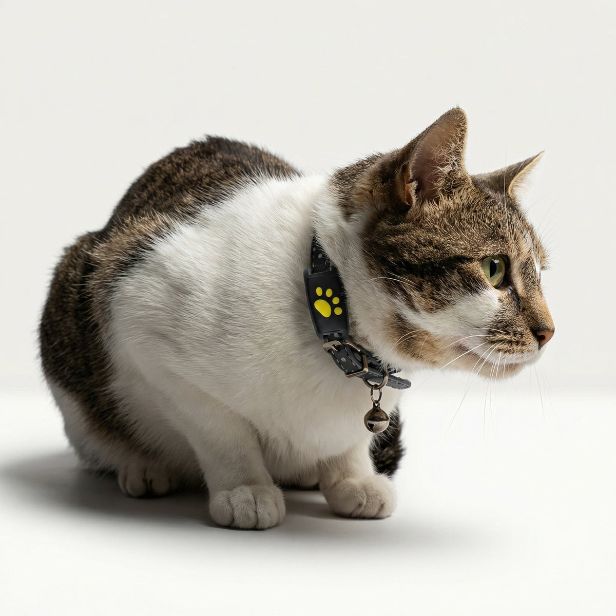 MEELANO GPS-tracker til Hunde og Katte – Let Kæledyrstracker til Alle Halsbånd, Lokalisering via App, Lang Batteritid