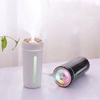 USB-luftfugter med Hvisketyst Drift under 36 dB – Søjleformet Aroma Diffuser til Hjem, Kontor & Bil – Hvid, Sort & Lyserød