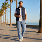 MEELANO Hommes | Afslappede Bukser til Mænd med Løs Pasform og Elastisk Talje