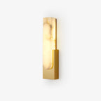 MEELANO Agatha kunstig alabaster LED-væglampe