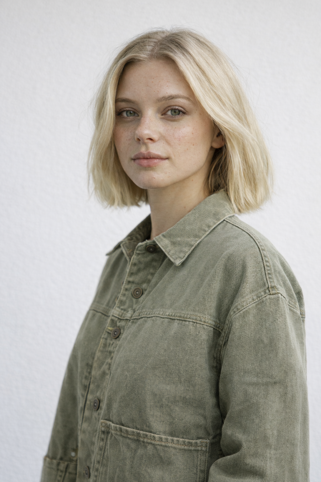 MEELANO Aureliuz Dame Denimjakke – Klassisk Cowboyjakke & Blå Denim