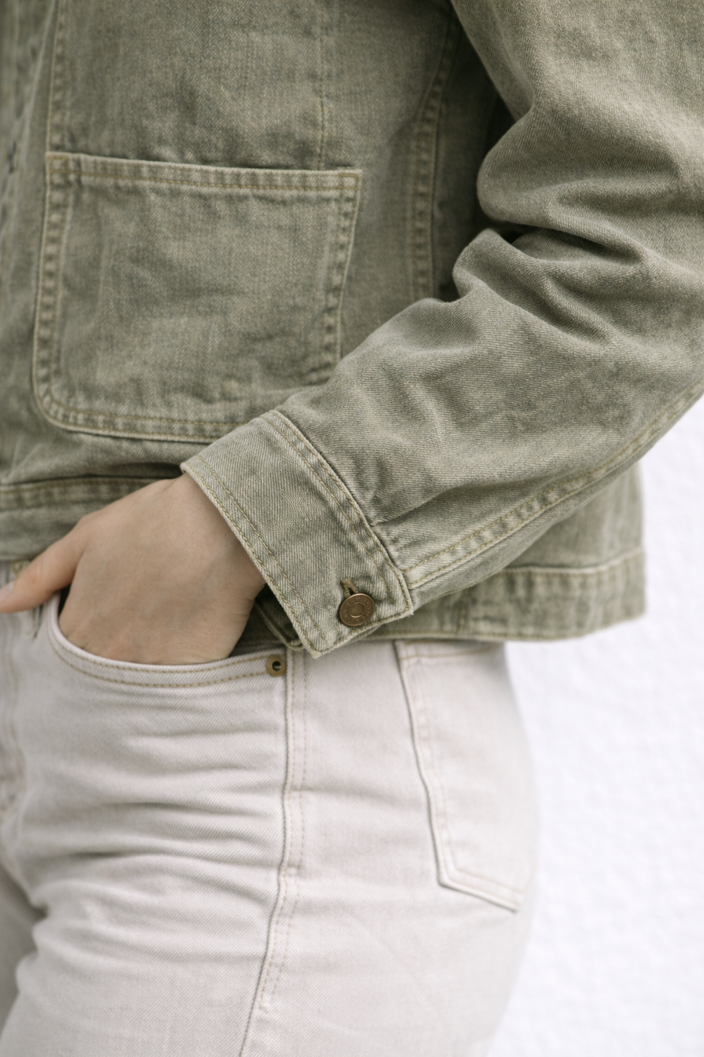 MEELANO Aureliuz Dame Denimjakke – Klassisk Cowboyjakke & Blå Denim