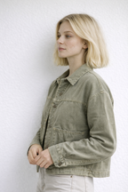 MEELANO Aureliuz Dame Denimjakke – Klassisk Cowboyjakke & Blå Denim