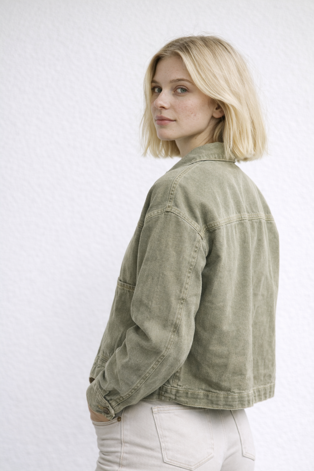 MEELANO Aureliuz Dame Denimjakke – Klassisk Cowboyjakke & Blå Denim