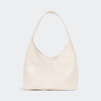 MEELANO Vena | Dame Skuldertaske – Rummeligt Design, Premium Læder & Tidløs Elegance hvid