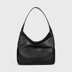 MEELANO Vena | Dame Skuldertaske – Rummeligt Design, Premium Læder & Tidløs Elegance sort