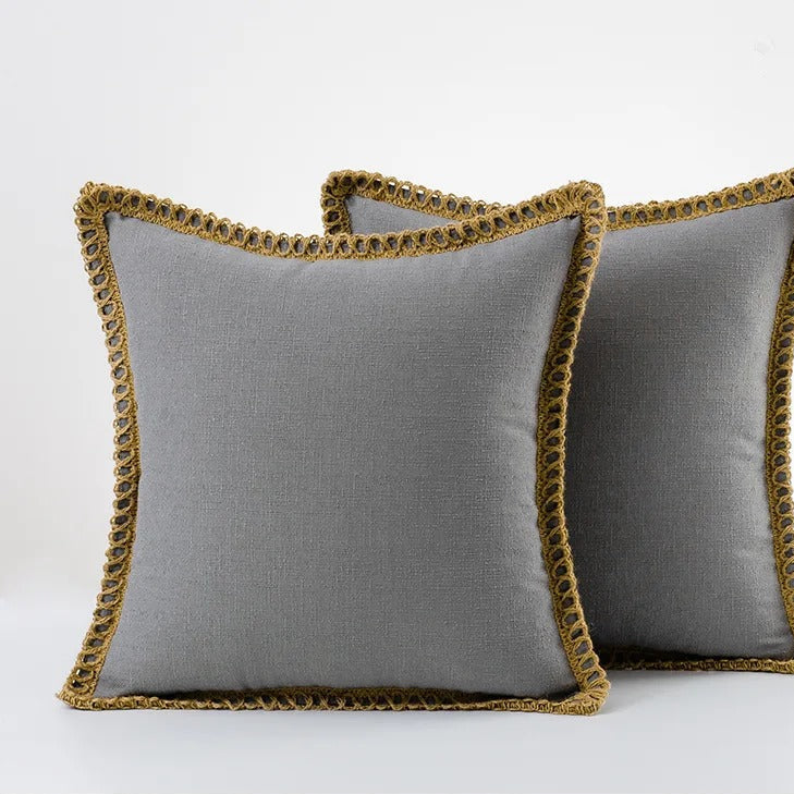 MEELANO Annaly pudebetræk – hyggeligt og stilfuldt design til hjemmet Grå