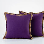 MEELANO Annaly pudebetræk – hyggeligt og stilfuldt design til hjemmet Lilla