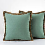 MEELANO Annaly pudebetræk – hyggeligt og stilfuldt design til hjemmet Grøn