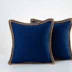 MEELANO Annaly pudebetræk – hyggeligt og stilfuldt design til hjemmet Blå