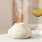 MEELANO Luksuriøs Aroma Diffuser Med Aromaterapi Og Beroligende Lys Til Hjemmet Hvid