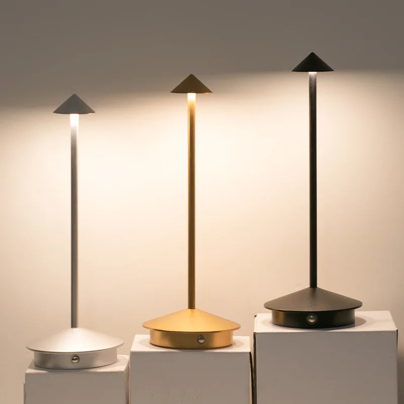 MEELANO Berøringslampe Trådløs Bordlampe Med Stemningslys Til Stue